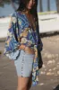 Tribal Kimono Tie Top - Morocco sold by Boutique with Grace