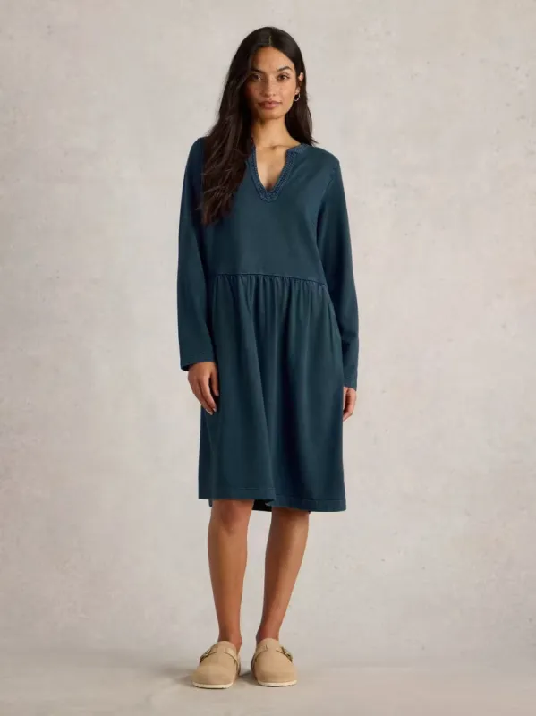 White Stuff Thea Denim Jersey Dress sold by Boutique with Grace