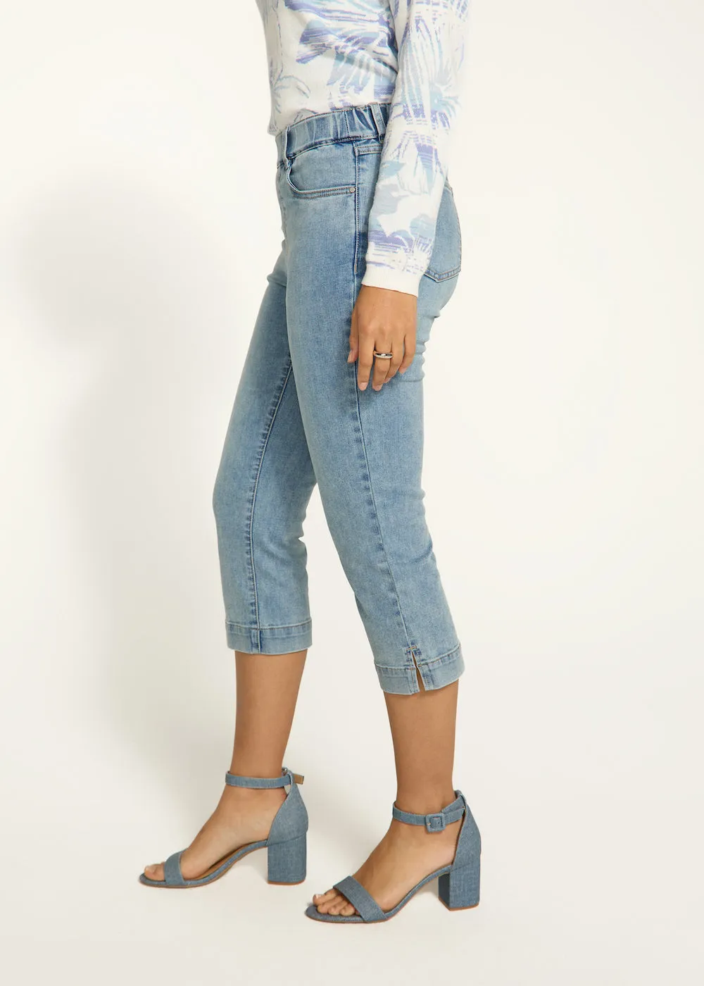 FDJ Pull-On Capri - Indigo Blue sold by Boutique with Grace product image thumbnail 3