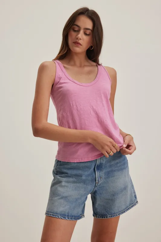 Velvet Originals Aya Tank - Zinnia sold by Boutique with Grace