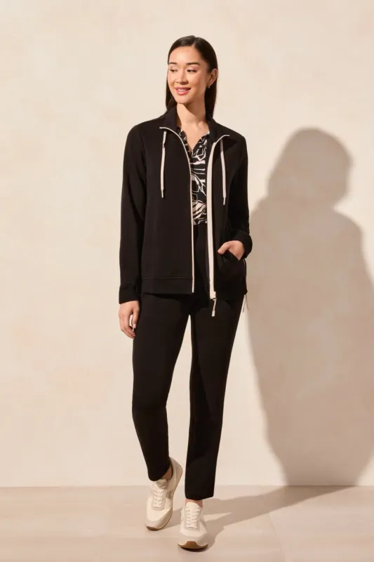 Tribal Active Mockneck Cardi - Black sold by Boutique with Grace