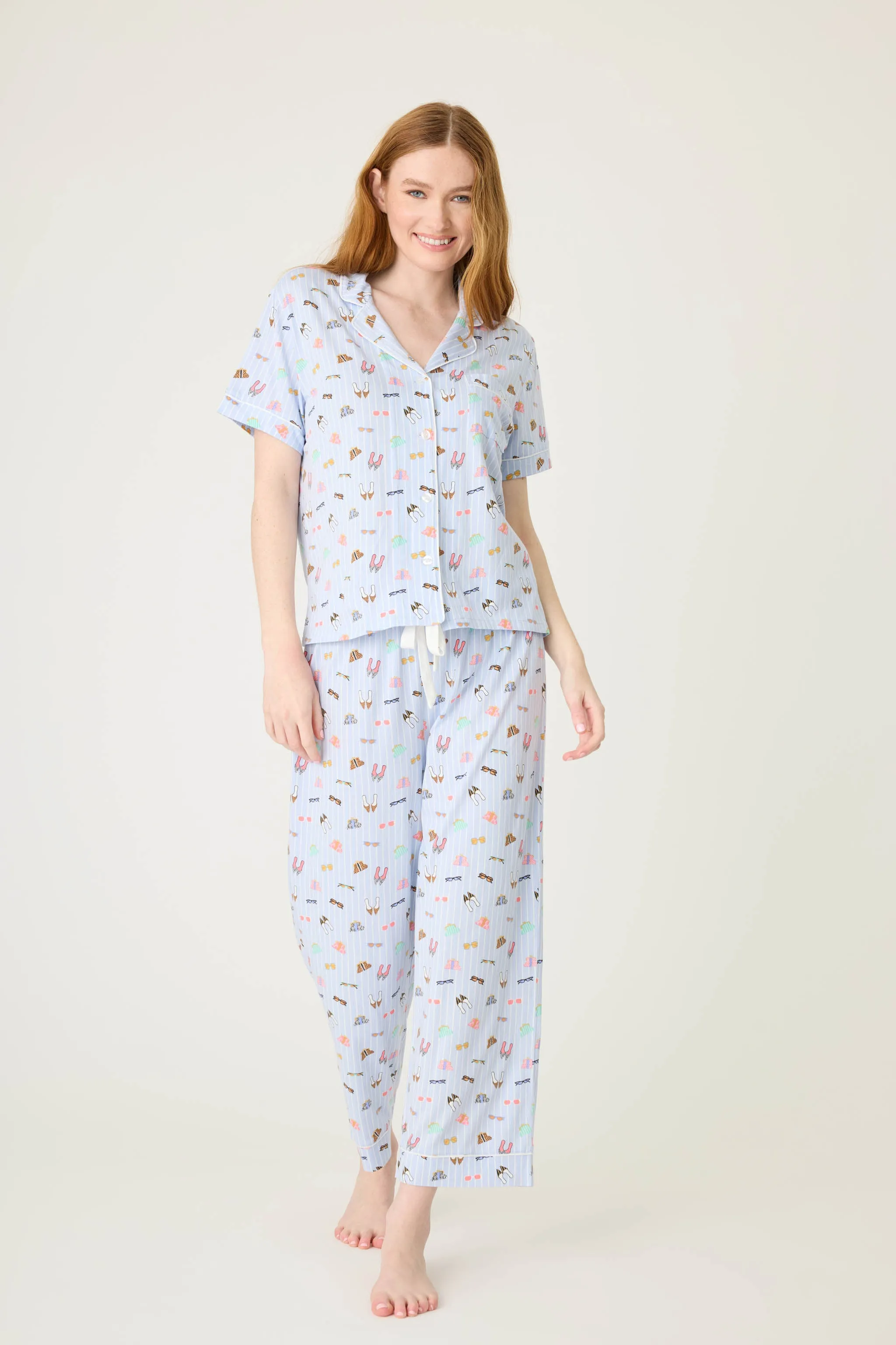 PJ Salvage Whimsy PJ Set - Blue Whisper sold by Boutique with Grace product image thumbnail 4