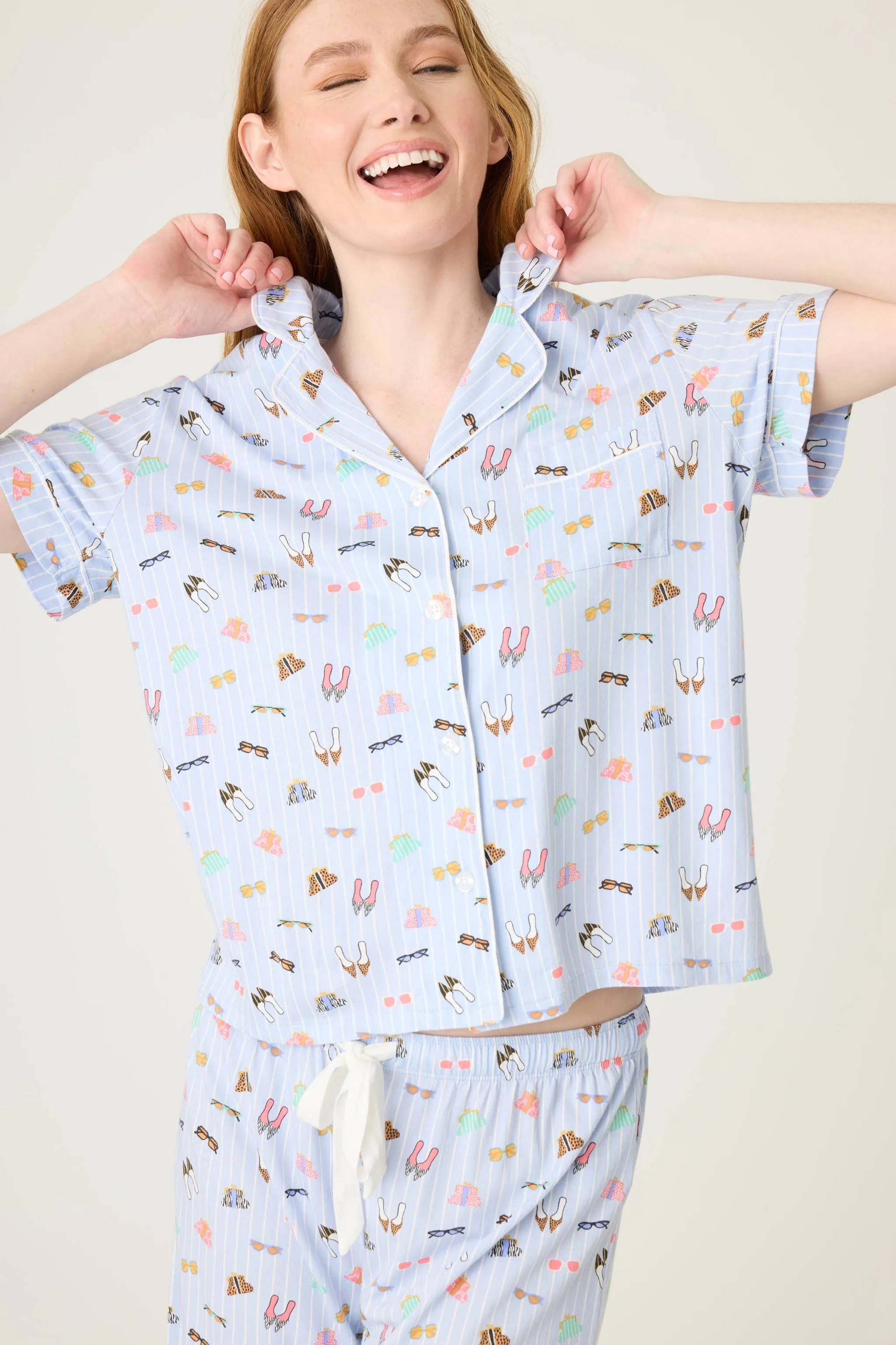 PJ Salvage Whimsy PJ Set - Blue Whisper sold by Boutique with Grace product image thumbnail 2