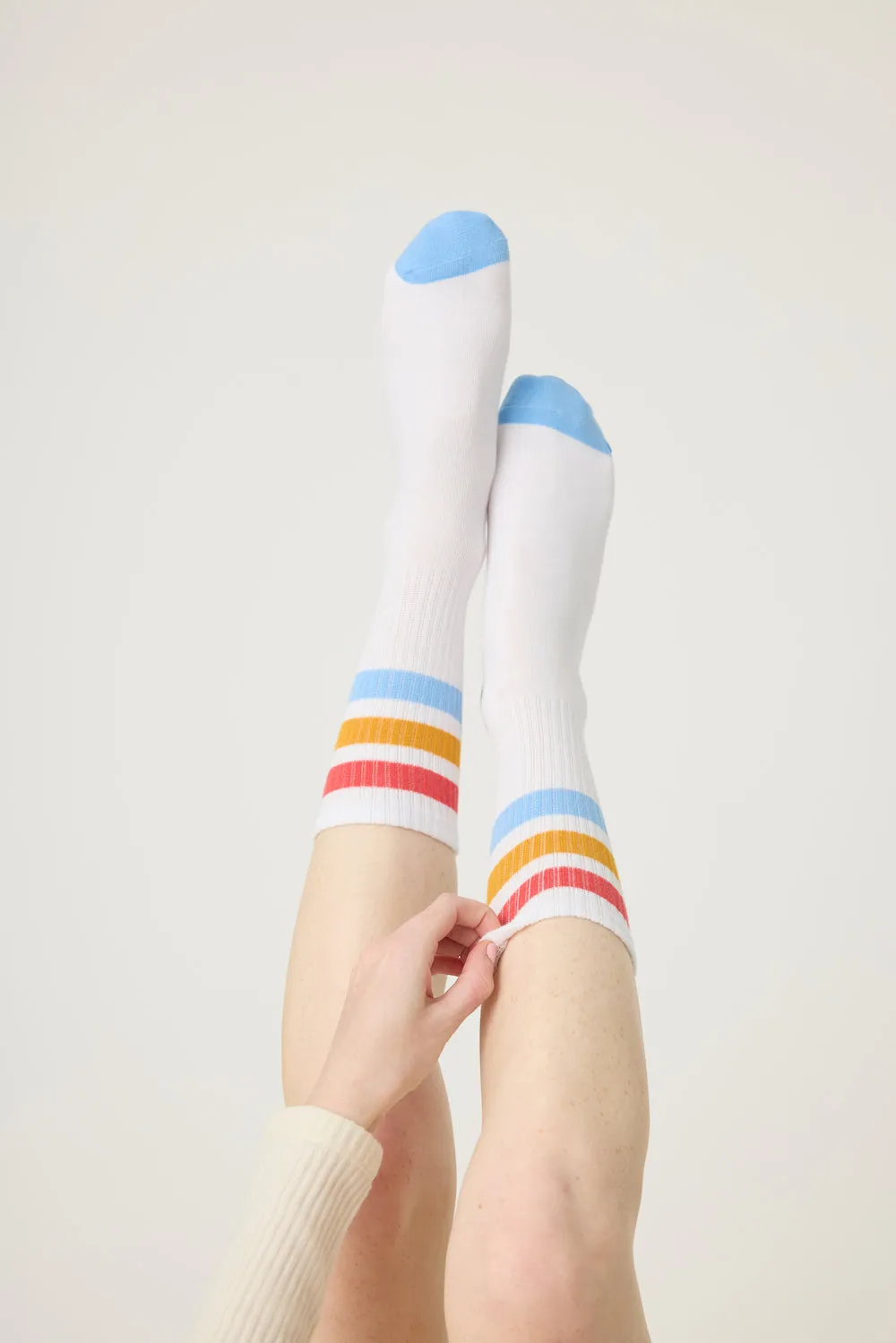 PJ Salvage Maritime Lounge Rib Crew - White sold by Boutique with Grace product image thumbnail 2