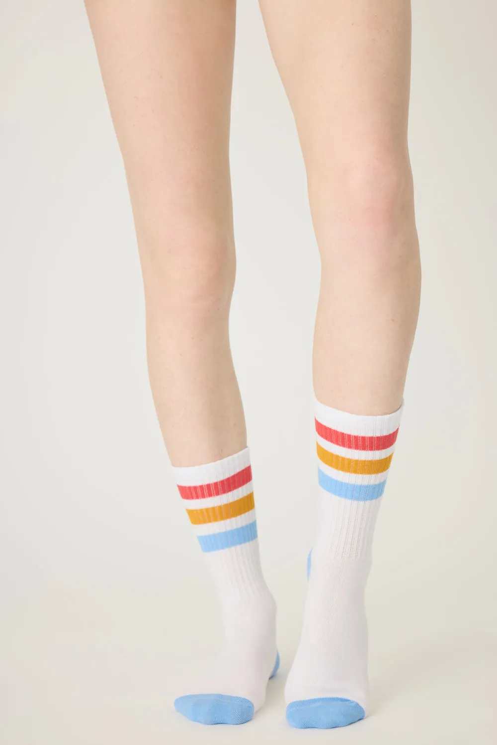 PJ Salvage Maritime Lounge Rib Crew - White sold by Boutique with Grace