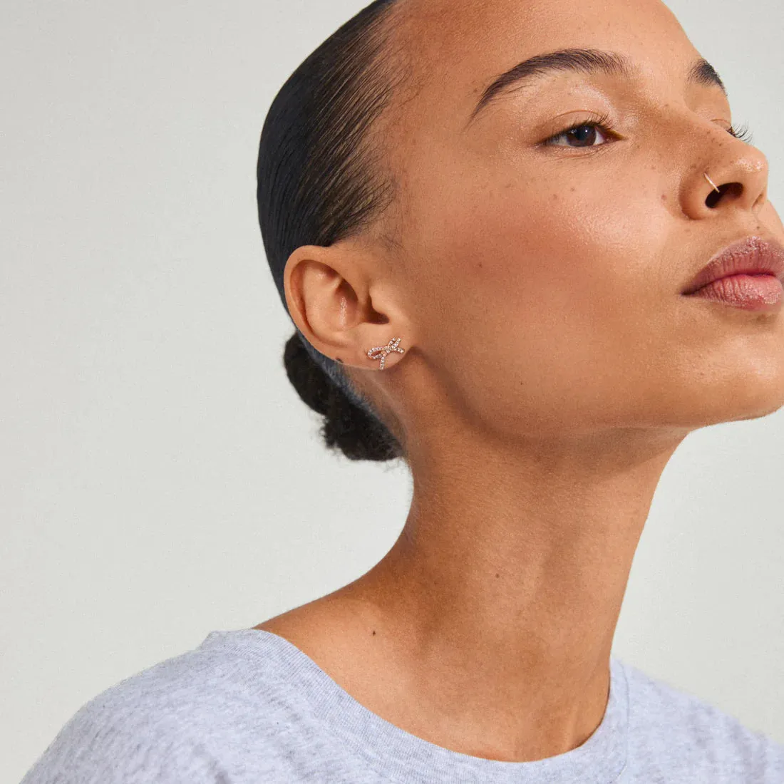 Pilgrim Catharina Recycled Earrings - Rose Gold sold by Boutique with Grace product image thumbnail 2