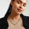 Pilgrim Crystal Heart Charm - Gold sold by Boutique with Grace