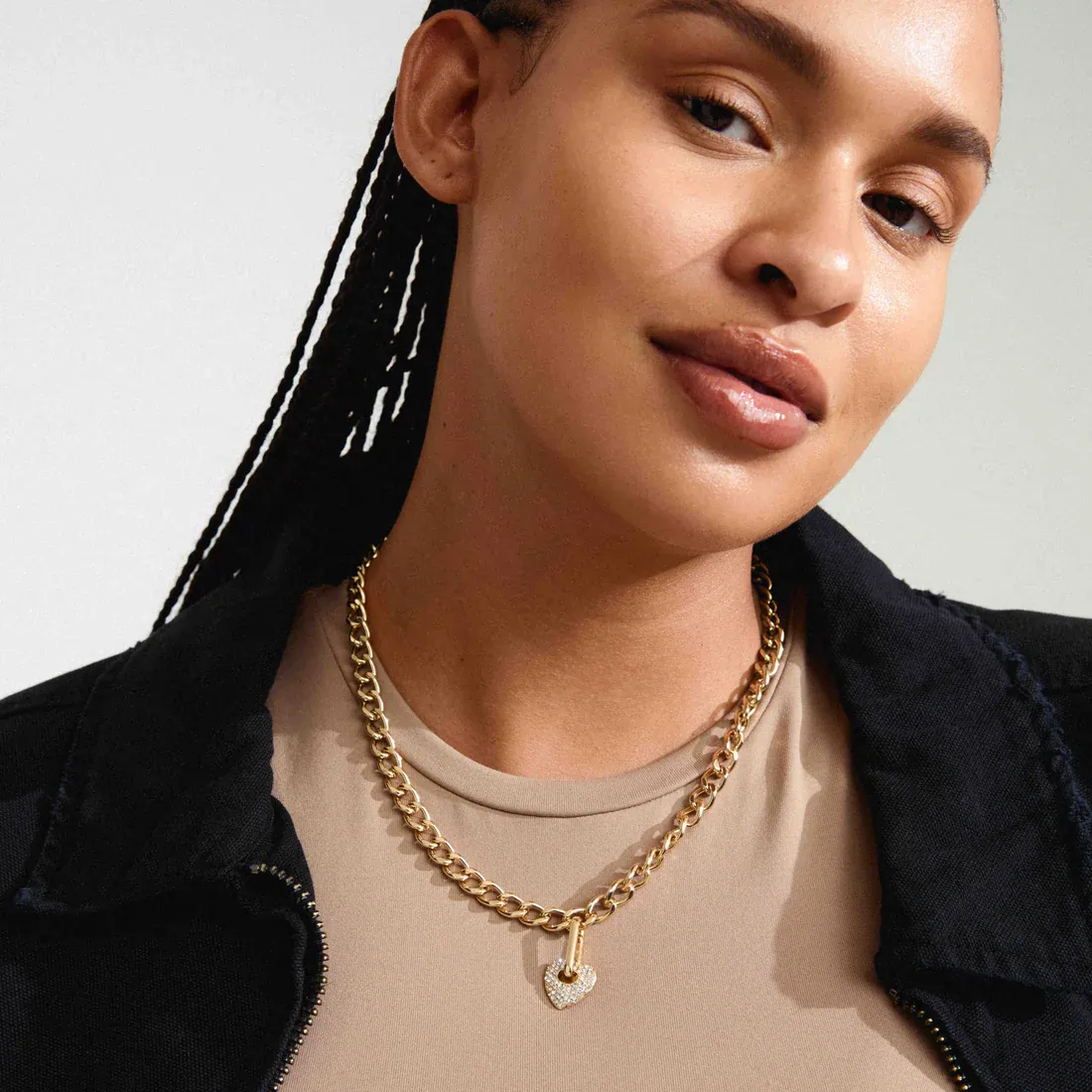 Pilgrim Crystal Heart Charm - Gold sold by Boutique with Grace product image thumbnail 2