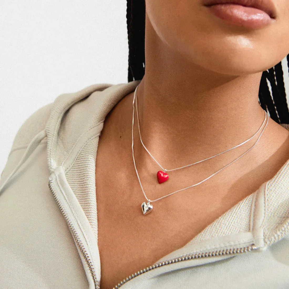 Pilgrim Maeve Recycled 2 in 1 Necklace - Silver sold by Boutique with Grace product image thumbnail 2