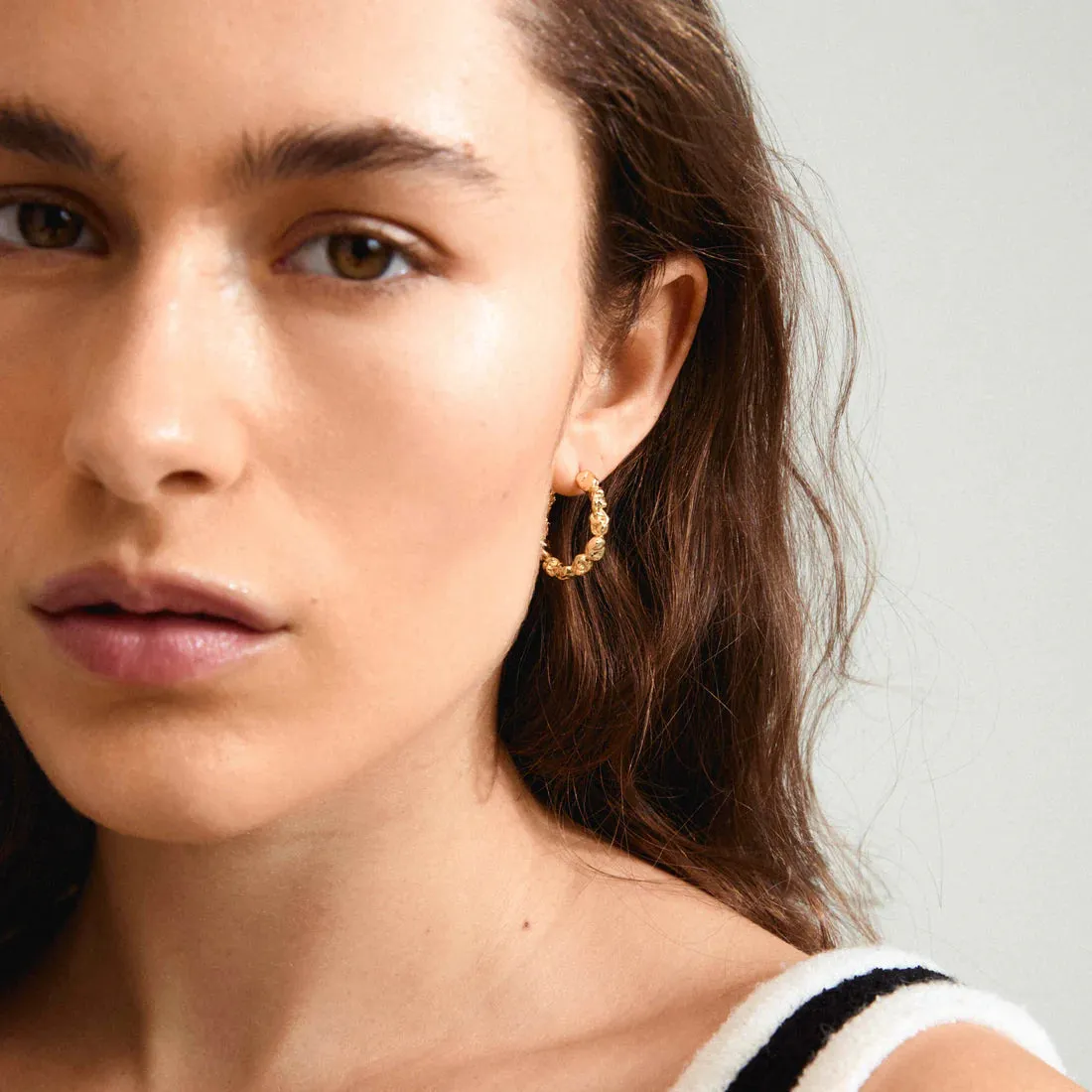 Pilgrim Tide Hoop Earrings - Gold sold by Boutique with Grace product image thumbnail 2