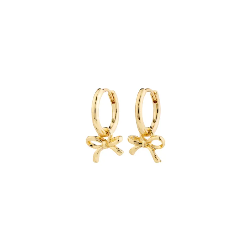 Pilgrim Lysandra Recycled Hoop Earrings - Gold sold by Boutique with Grace