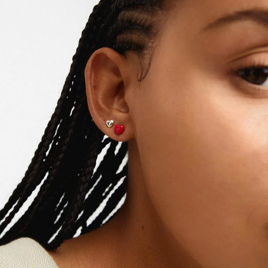 Pilgrim Maeve Recycled 2 in 1 Earring Set - Silver sold by Boutique with Grace product image thumbnail 3