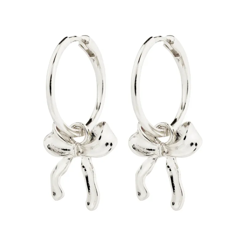 Pilgrim Cassian Recycled Hoop Earrings - Silver sold by Boutique with Grace