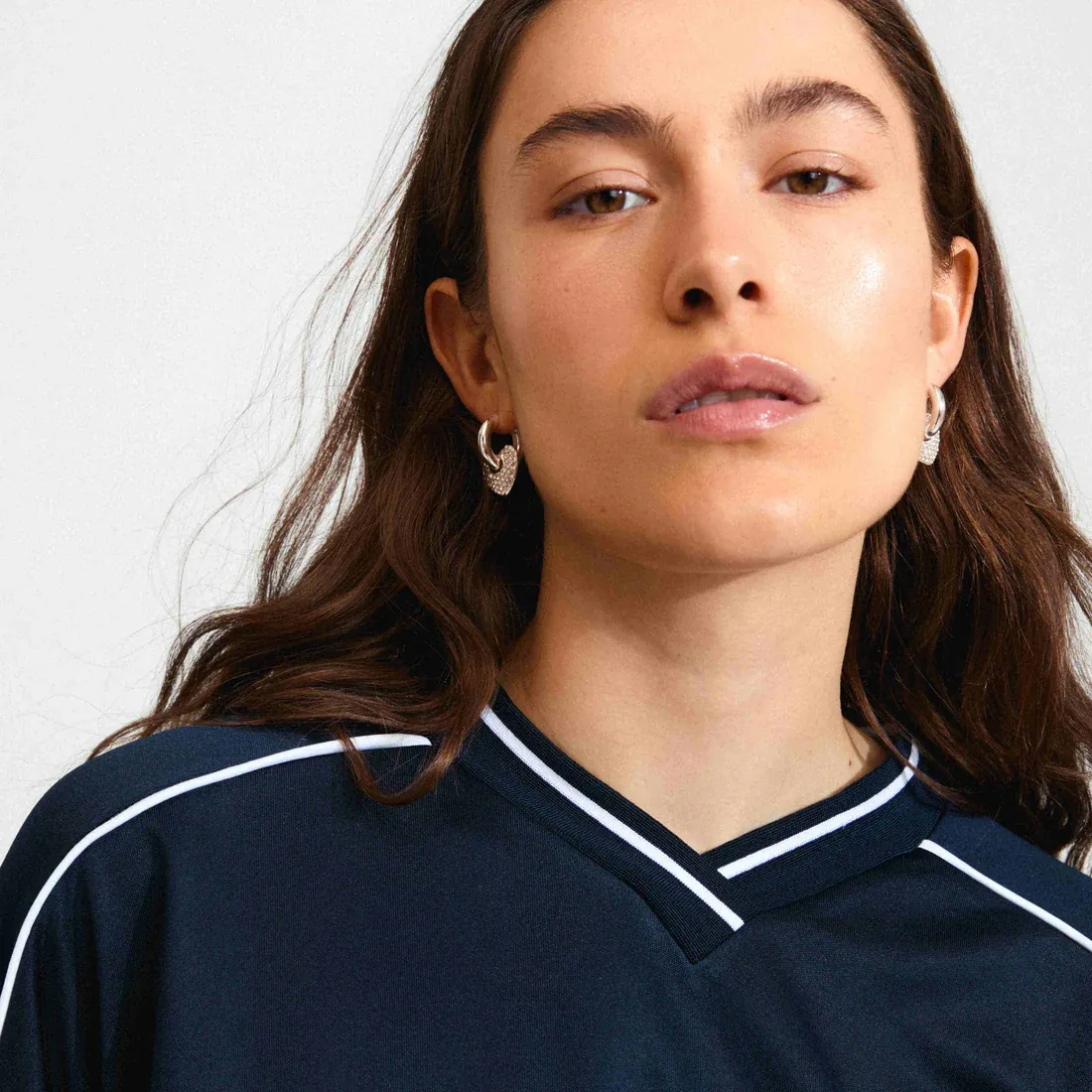 Pilgrim Dune Crystal Earrings - Silver sold by Boutique with Grace product image thumbnail 3