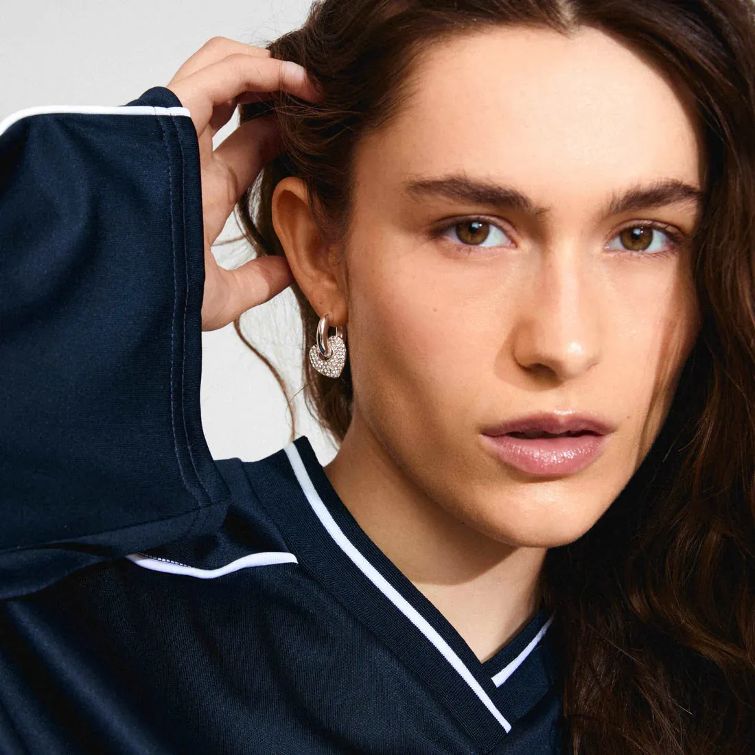 Pilgrim Dune Crystal Earrings - Silver sold by Boutique with Grace product image thumbnail 2