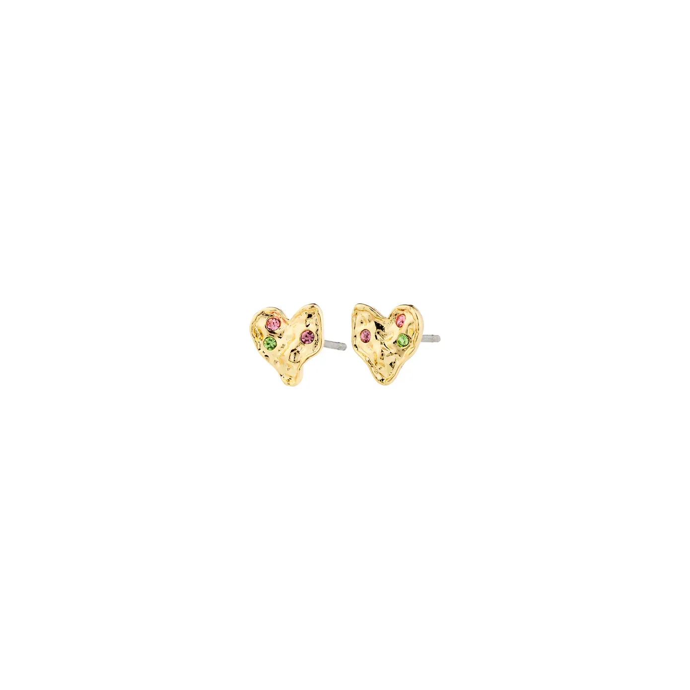 Pilgrim Ryan Recycled Heart Earrings - Gold sold by Boutique with Grace