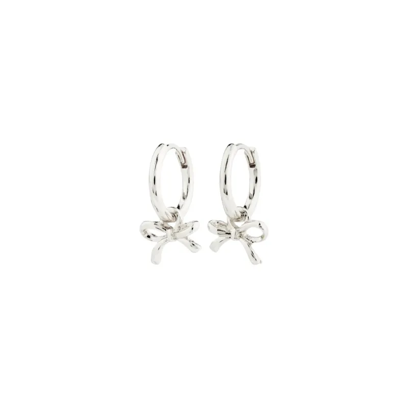 Pilgrim Lysandra Recycled Hoop Earrings - Silver sold by Boutique with Grace