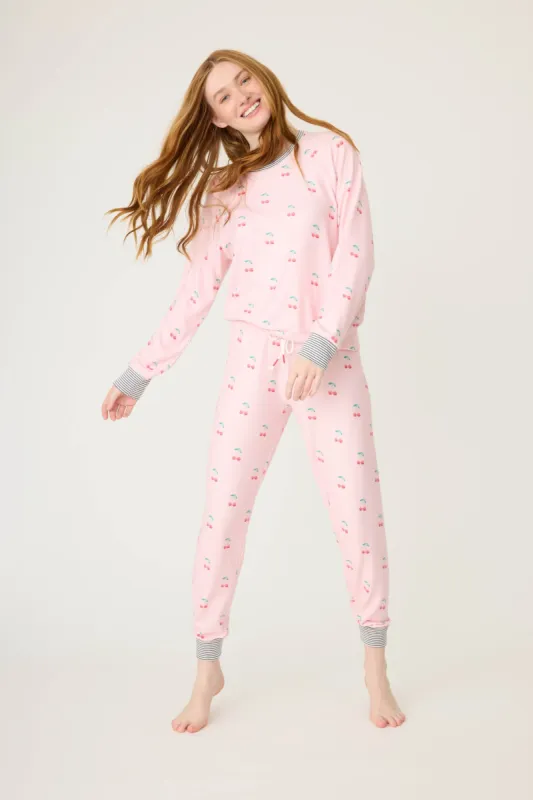 PJ Salvage Life is Sweet PJ Set - Ballet Pink sold by Boutique with Grace