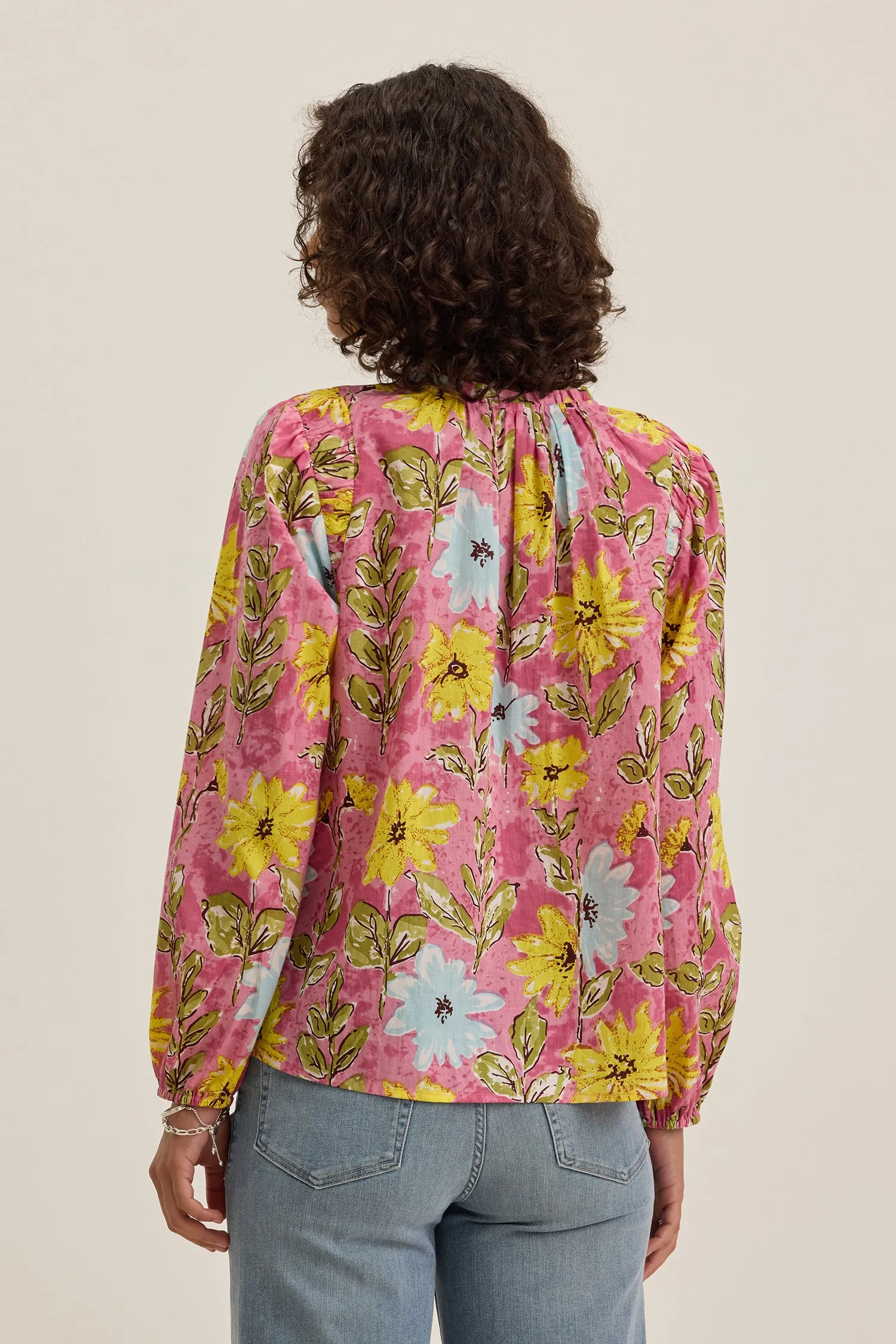 Velvet Marysia Garden Print Top - Posy sold by Boutique with Grace product image thumbnail 3
