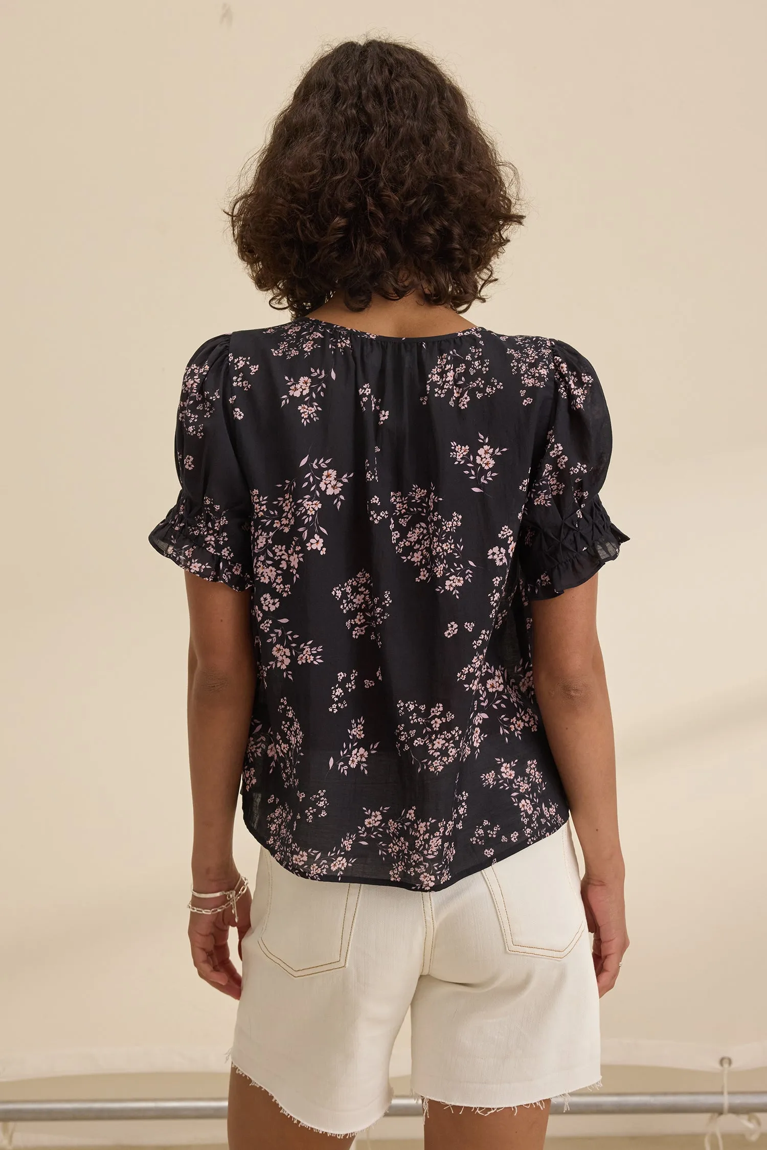 Velvet Leslie Print Blouse - Meadow sold by Boutique with Grace product image thumbnail 4