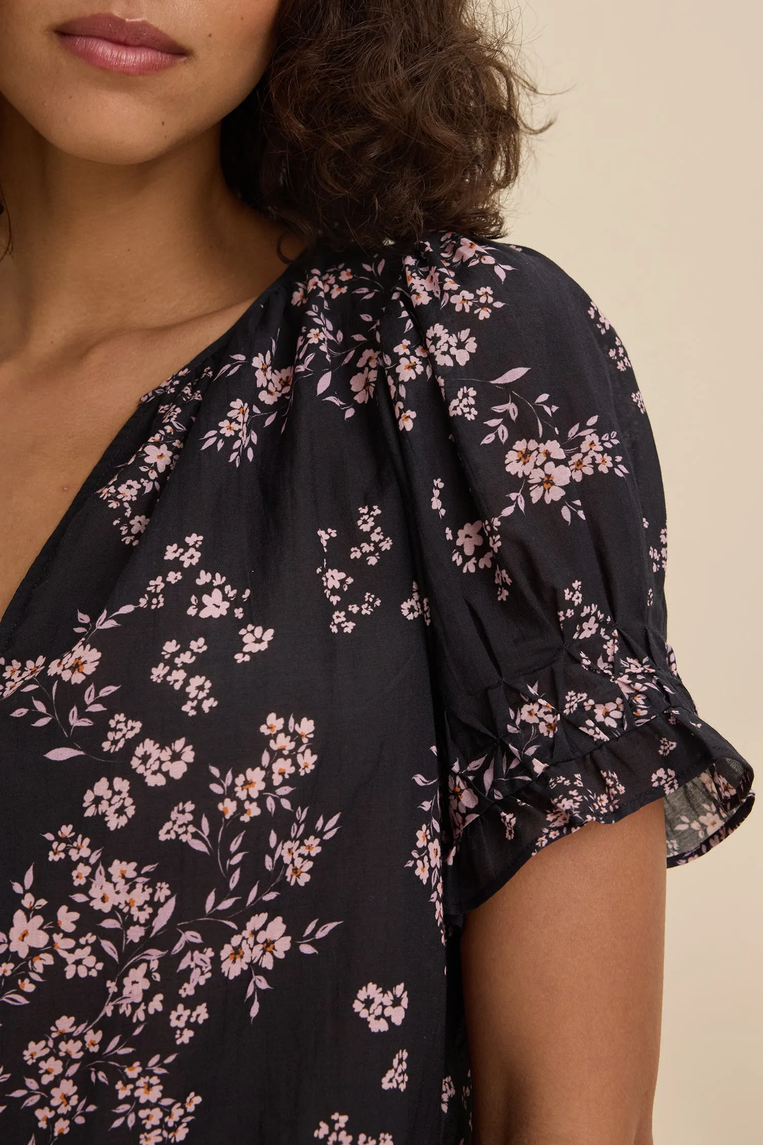 Velvet Leslie Print Blouse - Meadow sold by Boutique with Grace product image thumbnail 3