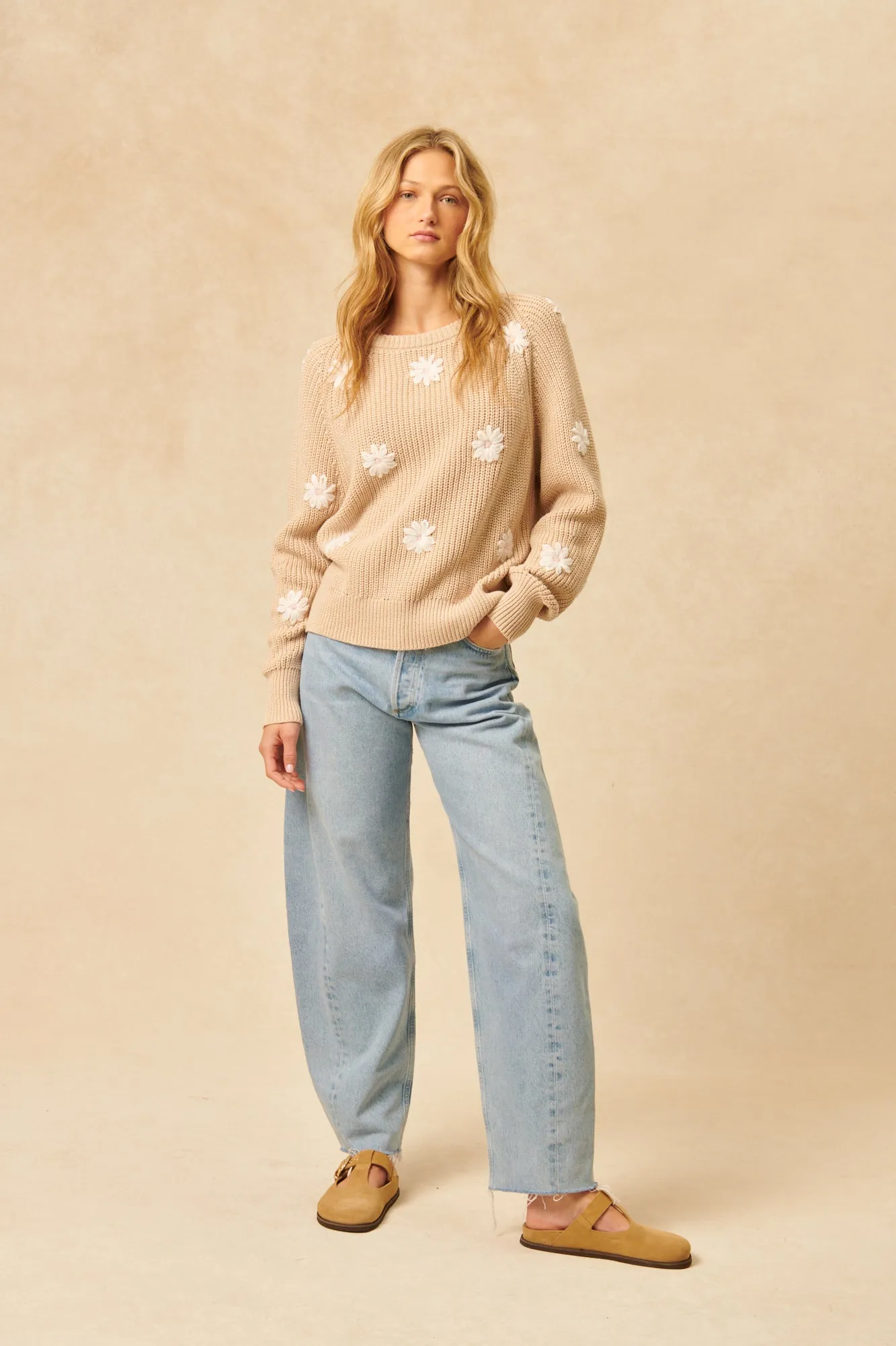 John & Jenn Hendrix Sweater - Sandstone sold by Boutique with Grace product image thumbnail 2