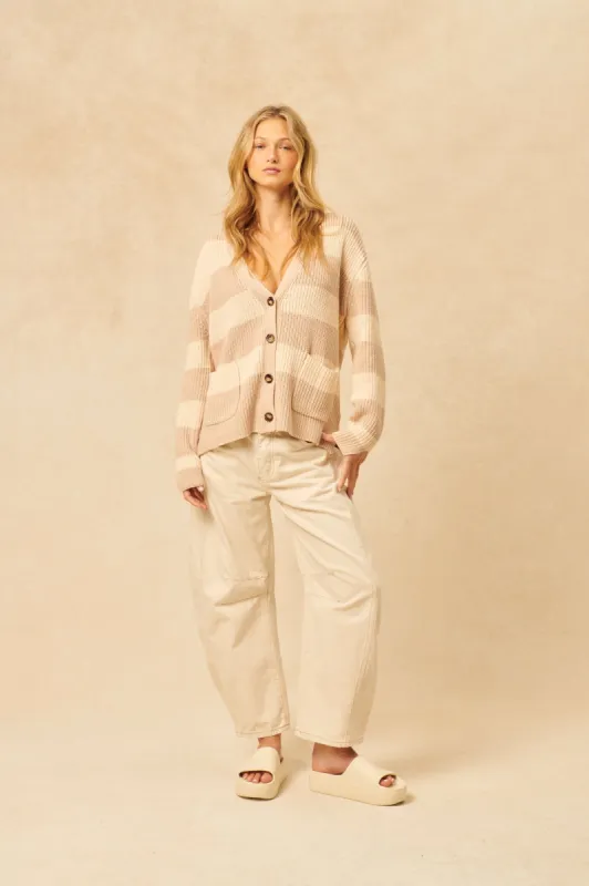 John & Jenn McKay Cardi - Cafe Au Lait sold by Boutique with Grace