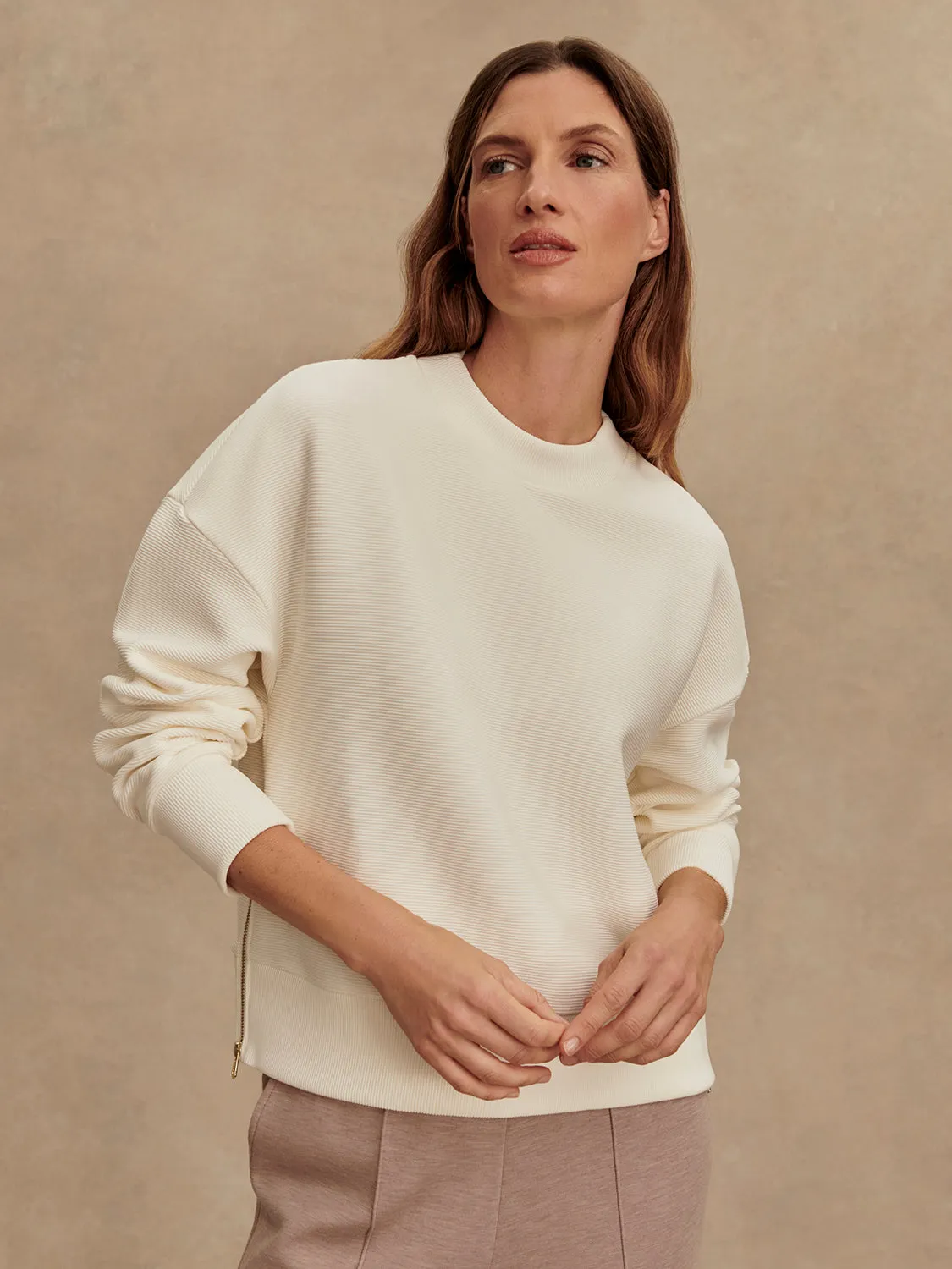 Varley Addelyn Sweater - Ivory sold by Boutique with Grace product image thumbnail 2