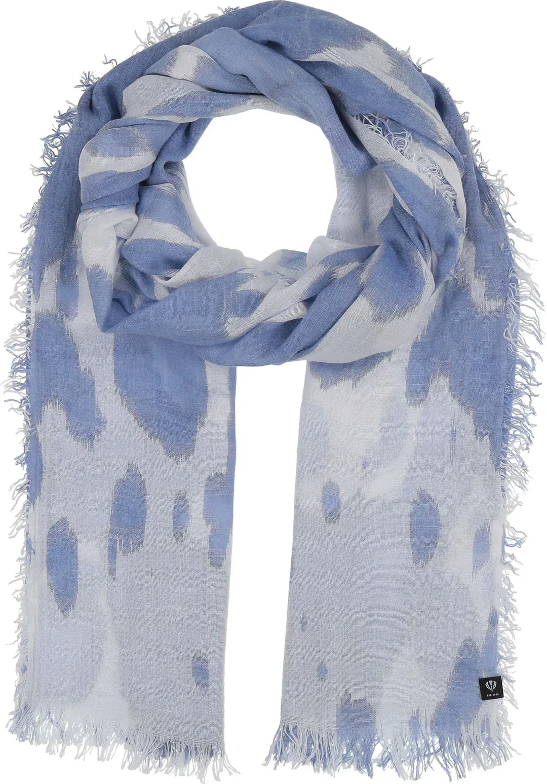 V. Fraas Bleached Out Scarf - Pure Blue sold by Boutique with Grace product image thumbnail 3