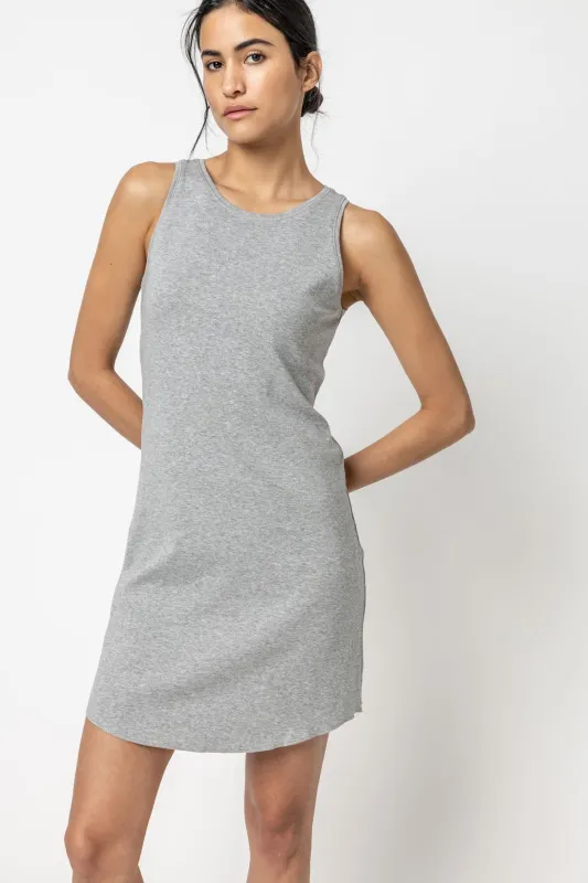 Lilla P High Neck Dress - Heather Grey sold by Boutique with Grace