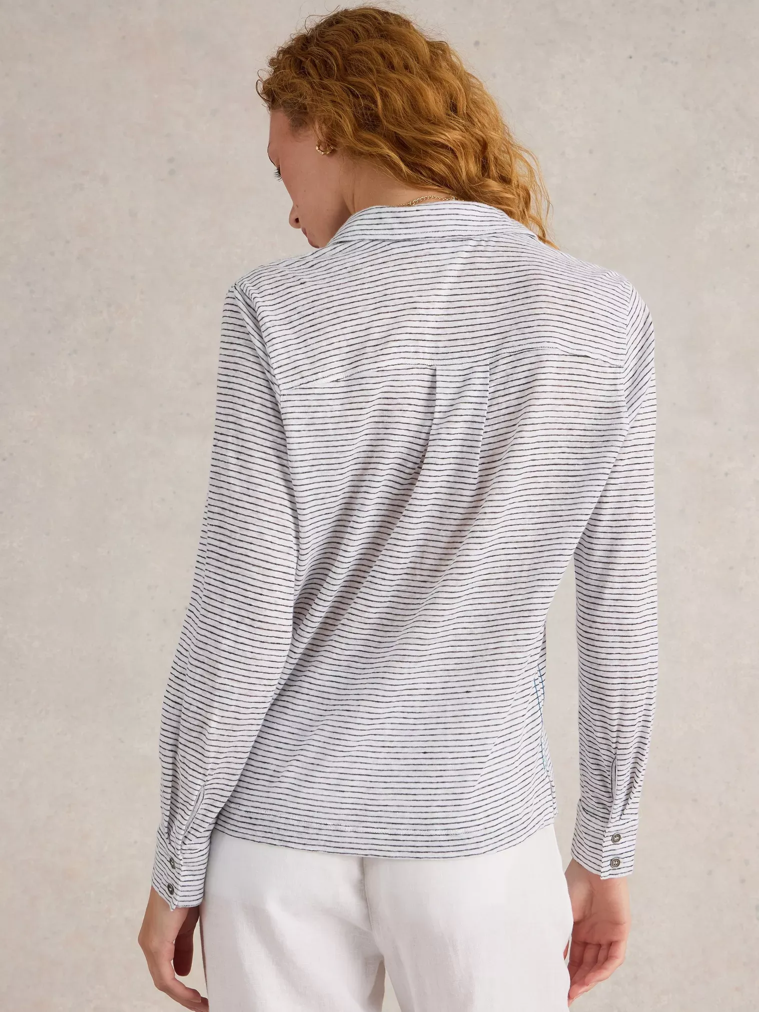 White Stuff Charlie Linen Shirt - White Multi sold by Boutique with Grace product image thumbnail 4