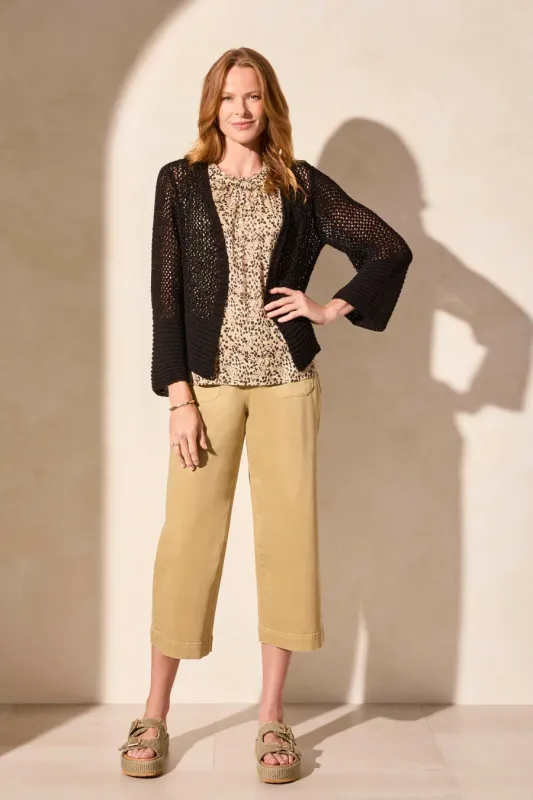 Tribal Bell Sleeve Cardi - Black sold by Boutique with Grace