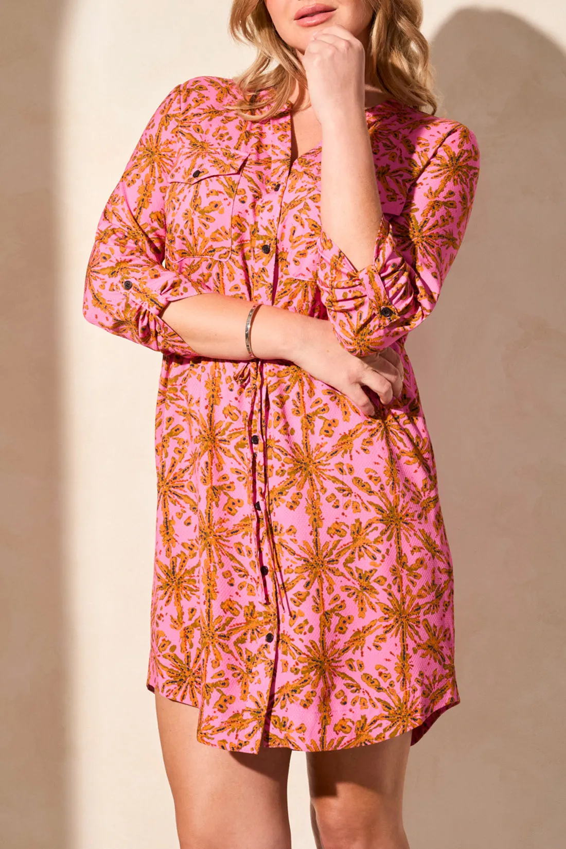 Tribal Darla Dress - Flamingo sold by Boutique with Grace product image thumbnail 2