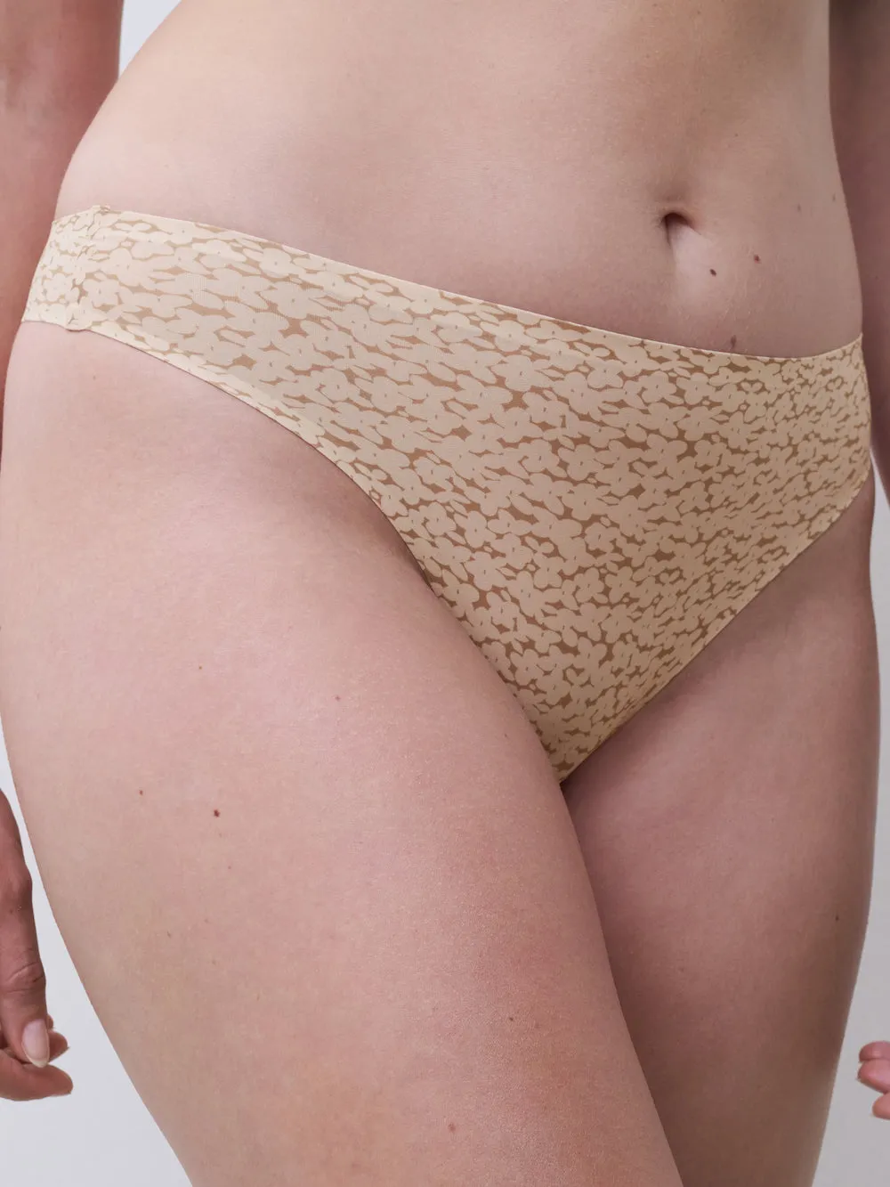 Chantelle Soft Stretch Thong - Norah Nude Print sold by Boutique with Grace