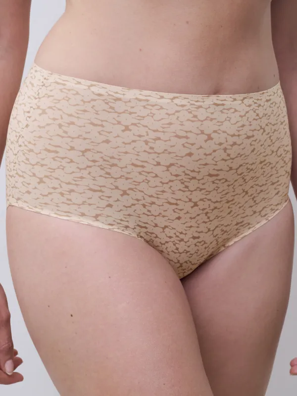 Chantelle Soft Stretch Full Panty - Norah Nude Print sold by Boutique with Grace