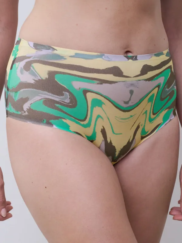 Chantelle Soft Stretch Full Panty - Chromatica Waves sold by Boutique with Grace