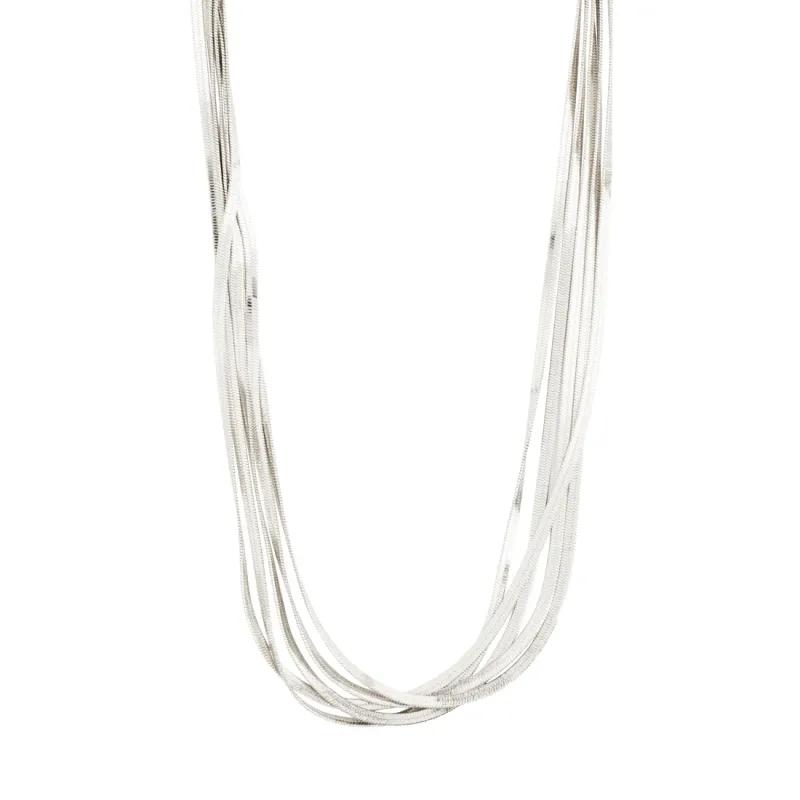 Pilgrim Kira Recycled Necklace - Silver sold by Boutique with Grace