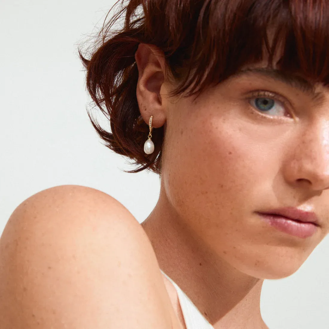 Pilgrim Jasmin Pearl Earrings - Gold sold by Boutique with Grace product image thumbnail 3