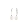 Pilgrim Jasmin Pearl Earrings - Silver sold by Boutique with Grace