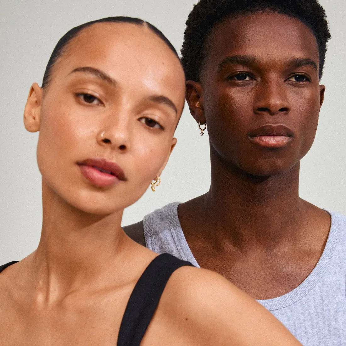 Pilgrim Joa Recycled Crystal Hoop Earrings - Gold sold by Boutique with Grace product image thumbnail 2