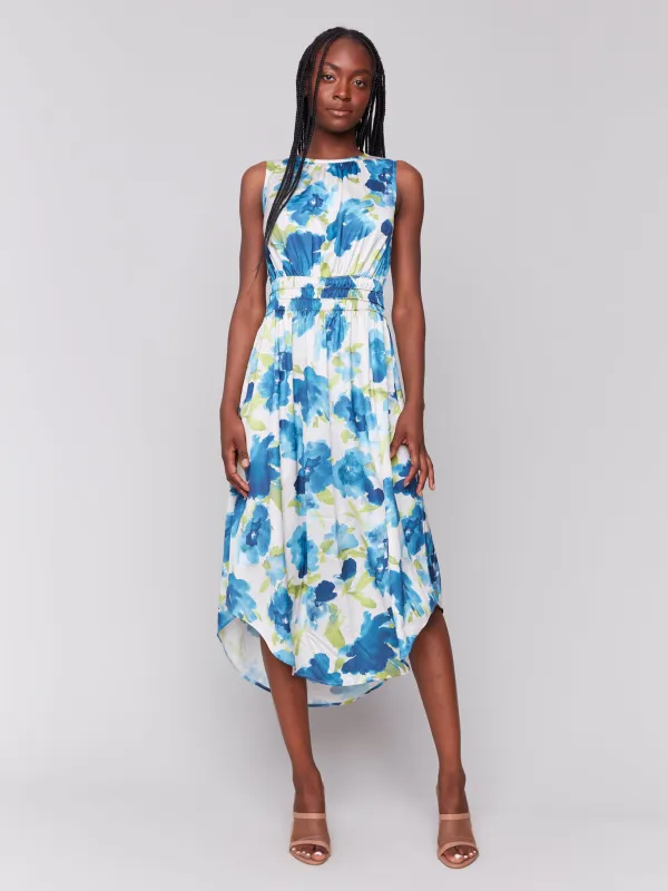 Charlie B Maddie Printed Dress - Lime sold by Boutique with Grace