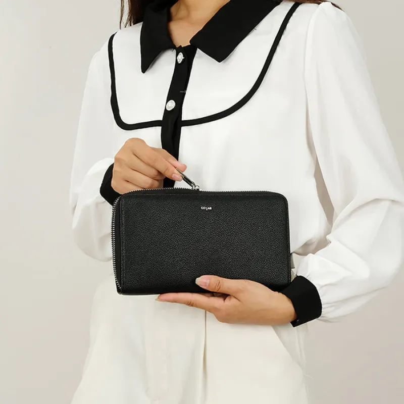 co-lab Trish Long Wallet - Black sold by Boutique with Grace