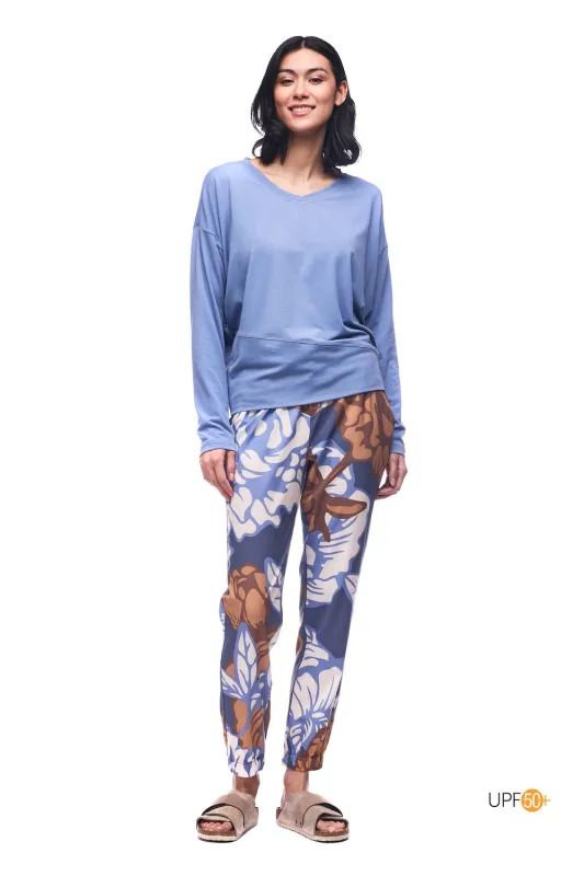 Indyeva Veloz Tee - Coast Blue made by Indyeva