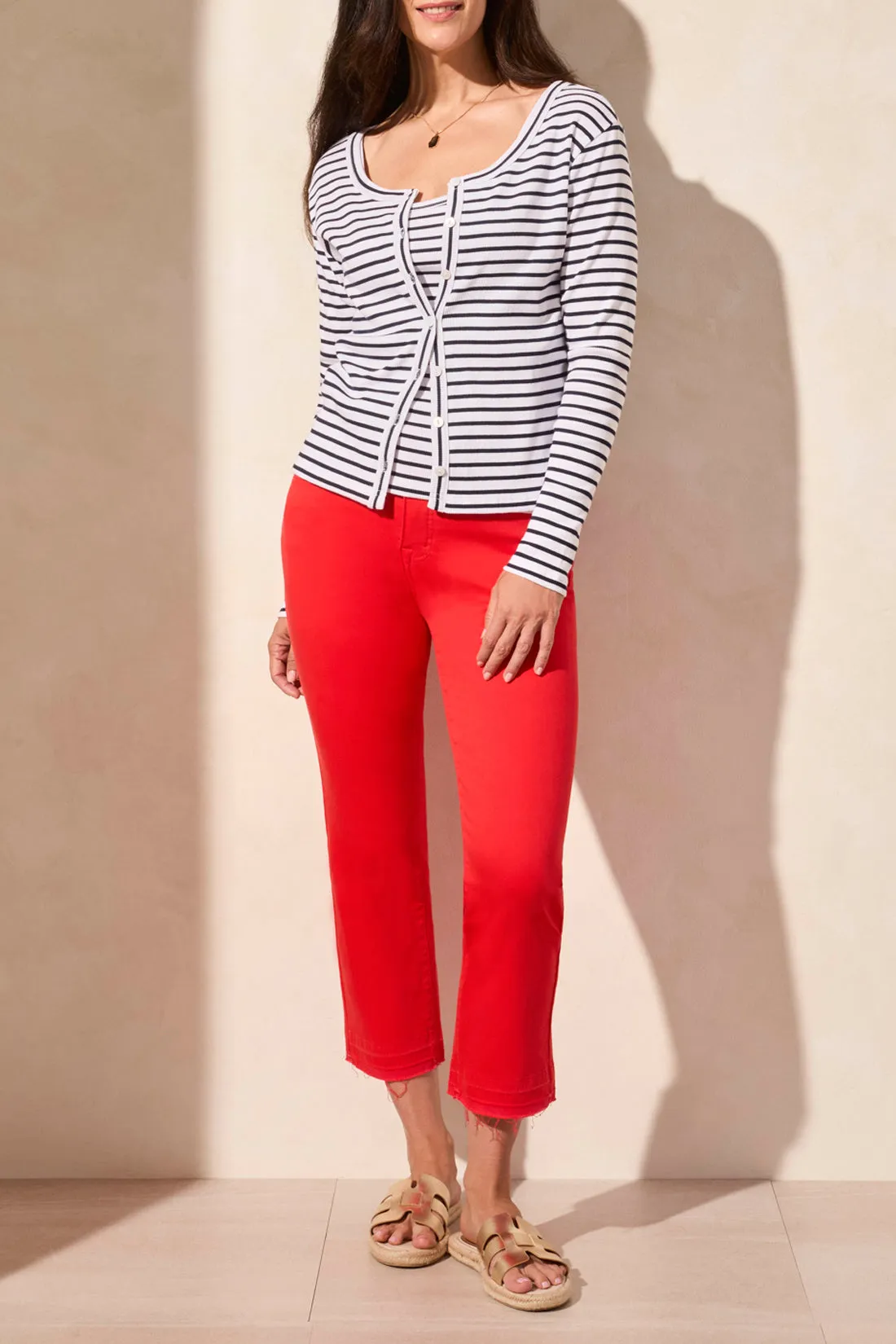 Tribal Two Ways Crew Neck Cardi - Nautical sold by Boutique with Grace