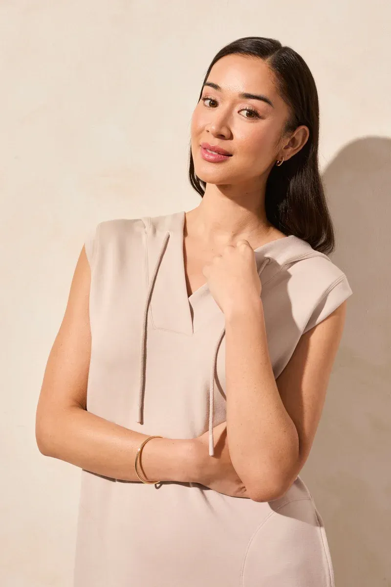 Tribal Maeve Hooded Dress - Sand Dune sold by Boutique with Grace product image thumbnail 3