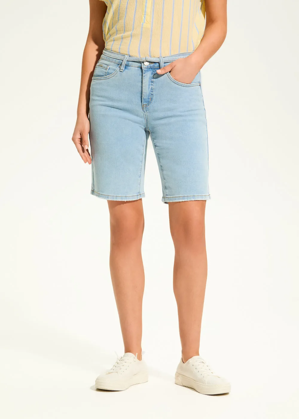 FDJ Olivia Bermuda Short - Powder sold by Boutique with Grace product image thumbnail 3