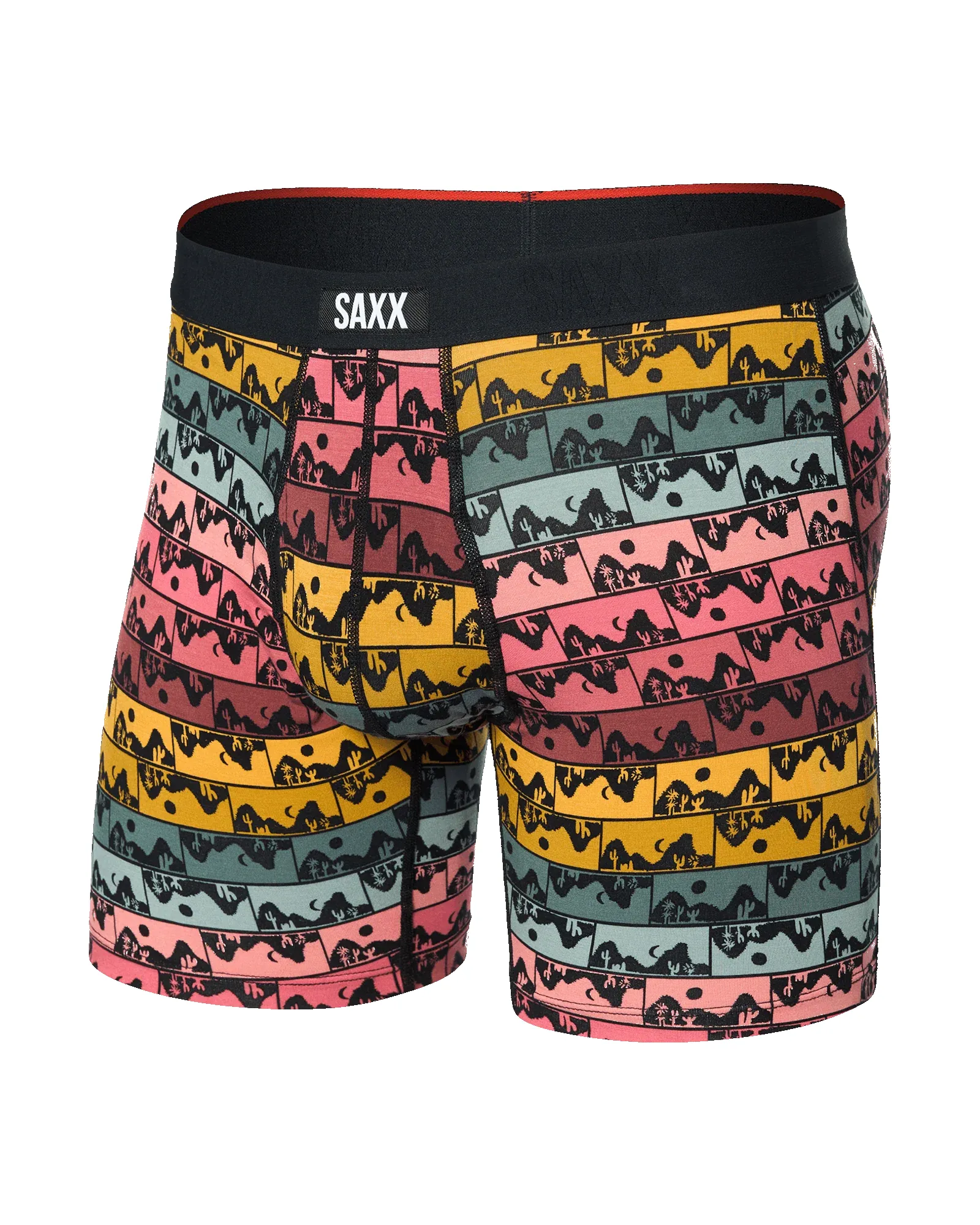 Saxx Vibe Xtra Boxer Brief Fly - Mesa Grid sold by Boutique with Grace