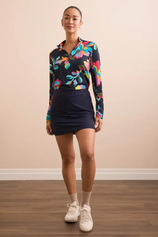 Tribal Active Straight Skort - Deep Blue sold by Boutique with Grace