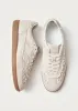Alohas Crochet Cream Leather Sneakers sold by Boutique with Grace