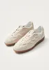 Alohas Crochet Cream Leather Sneakers sold by Boutique with Grace